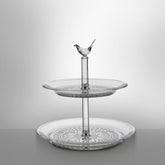 2-Tier Round acrylic tray